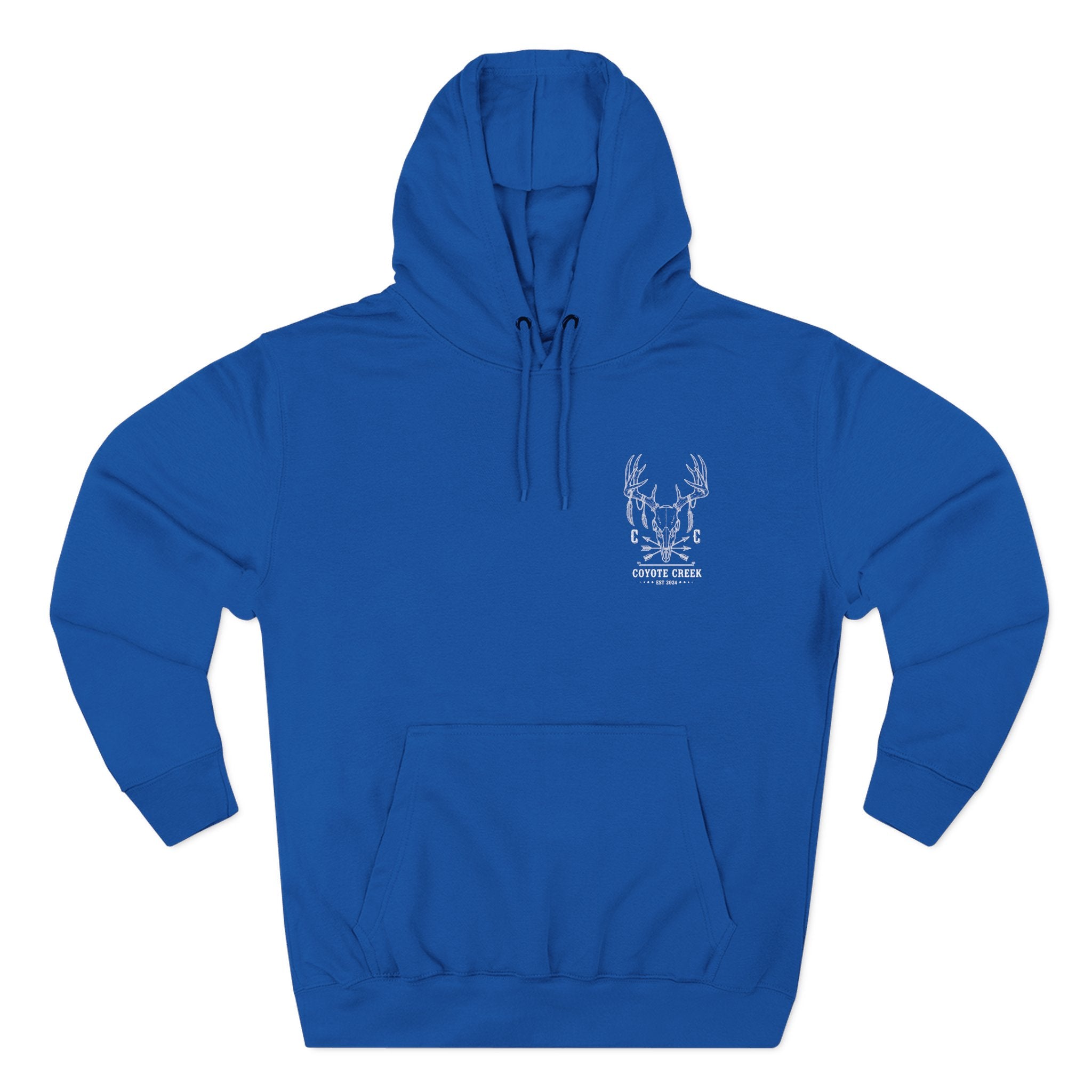 Cozy Coyote Creek Three-Panel Fleece Hoodie