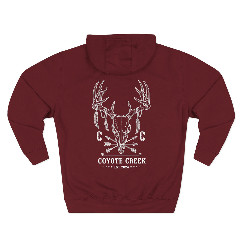 Cozy Coyote Creek Three-Panel Fleece Hoodie