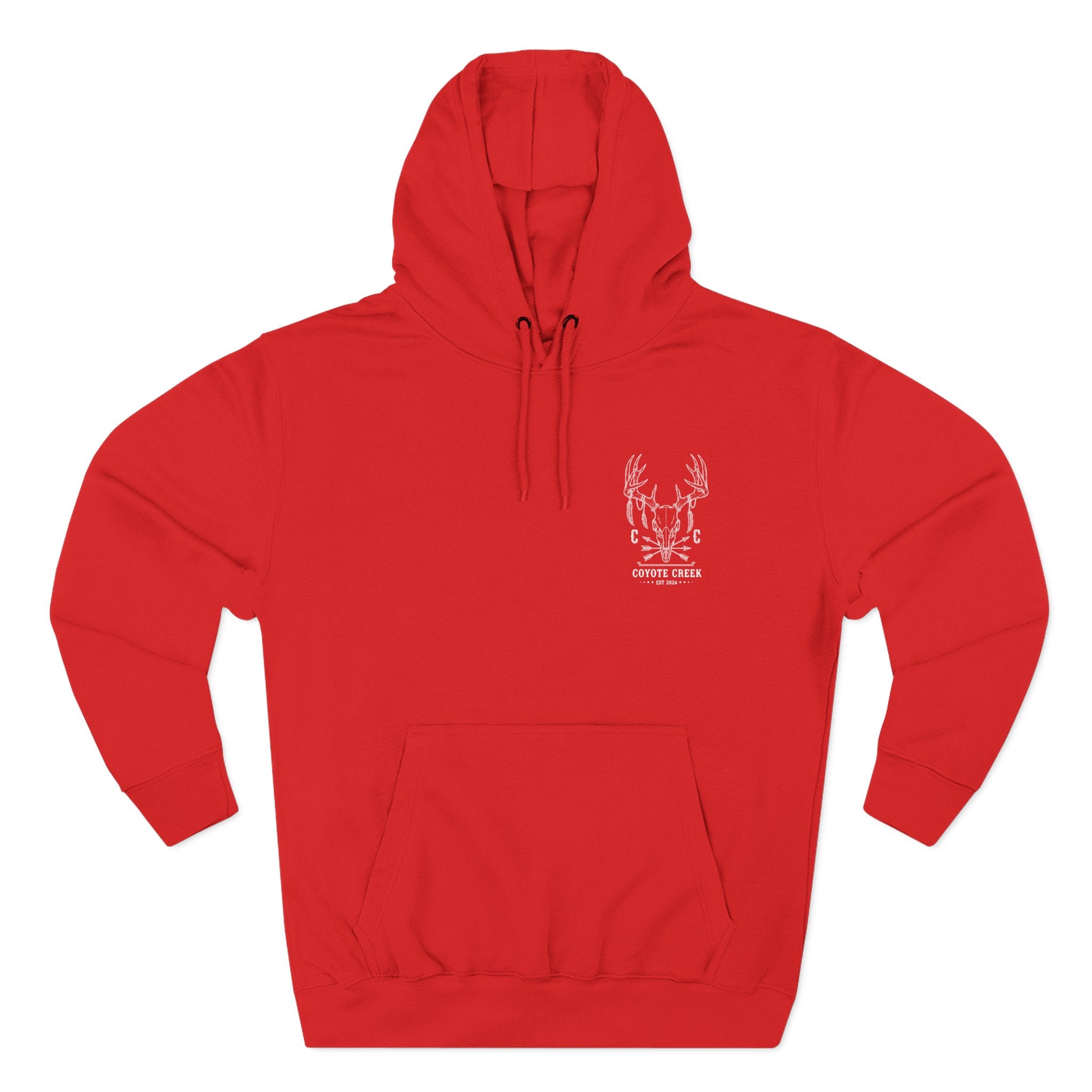 Cozy Coyote Creek Three-Panel Fleece Hoodie