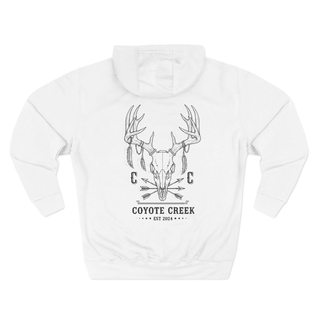 Cozy Coyote Creek Three-Panel Fleece Hoodie