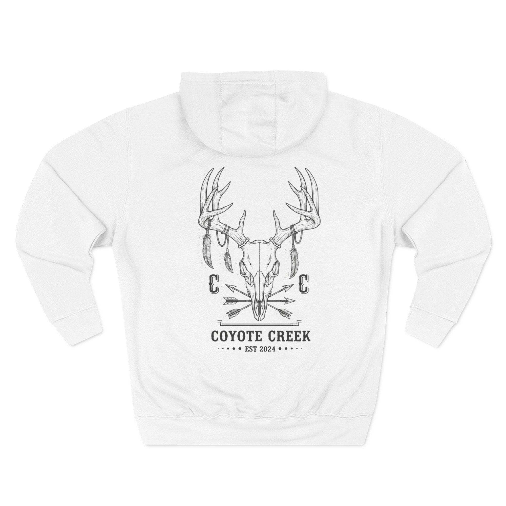 Cozy Coyote Creek Three-Panel Fleece Hoodie
