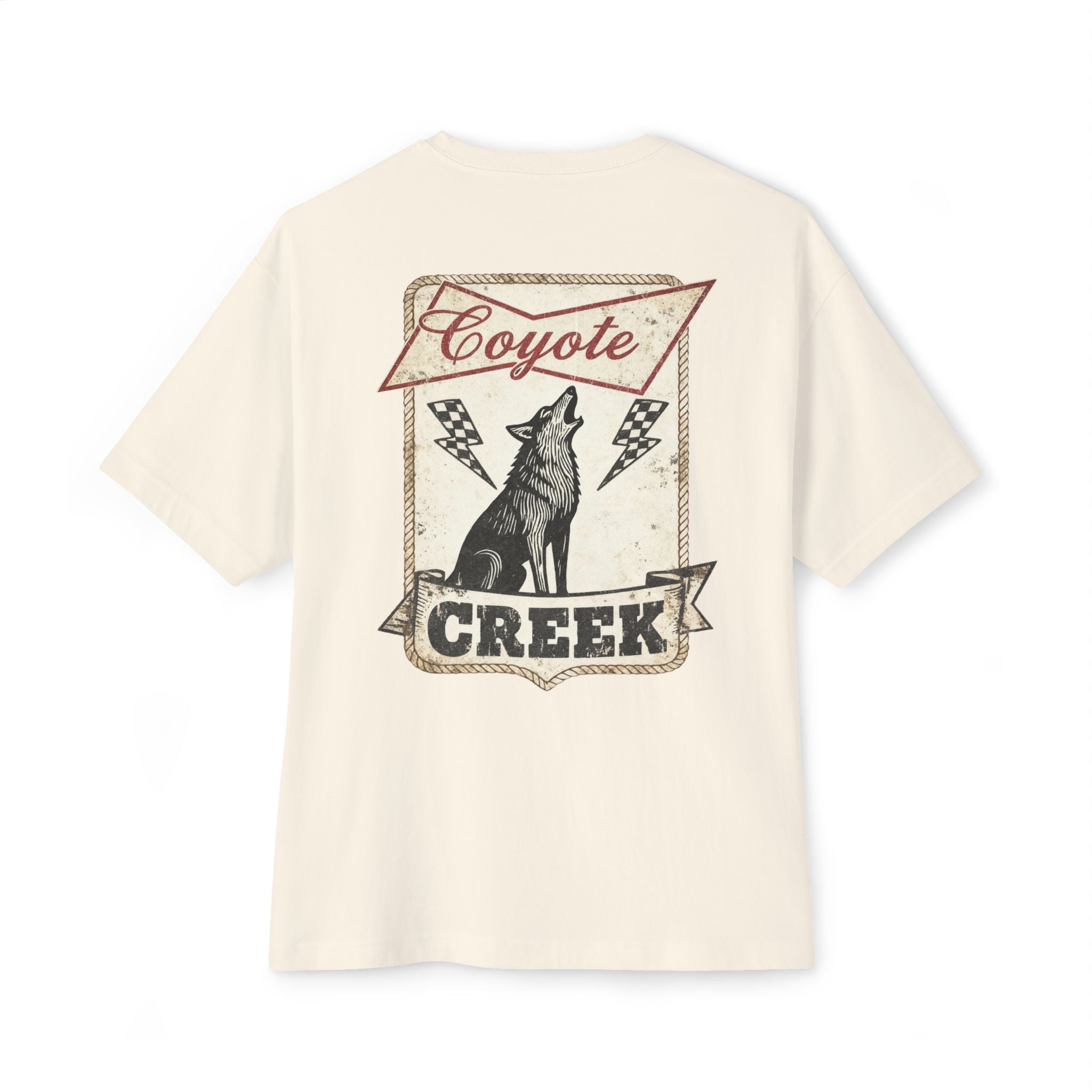 Retro Coyote Creek  Box Tee