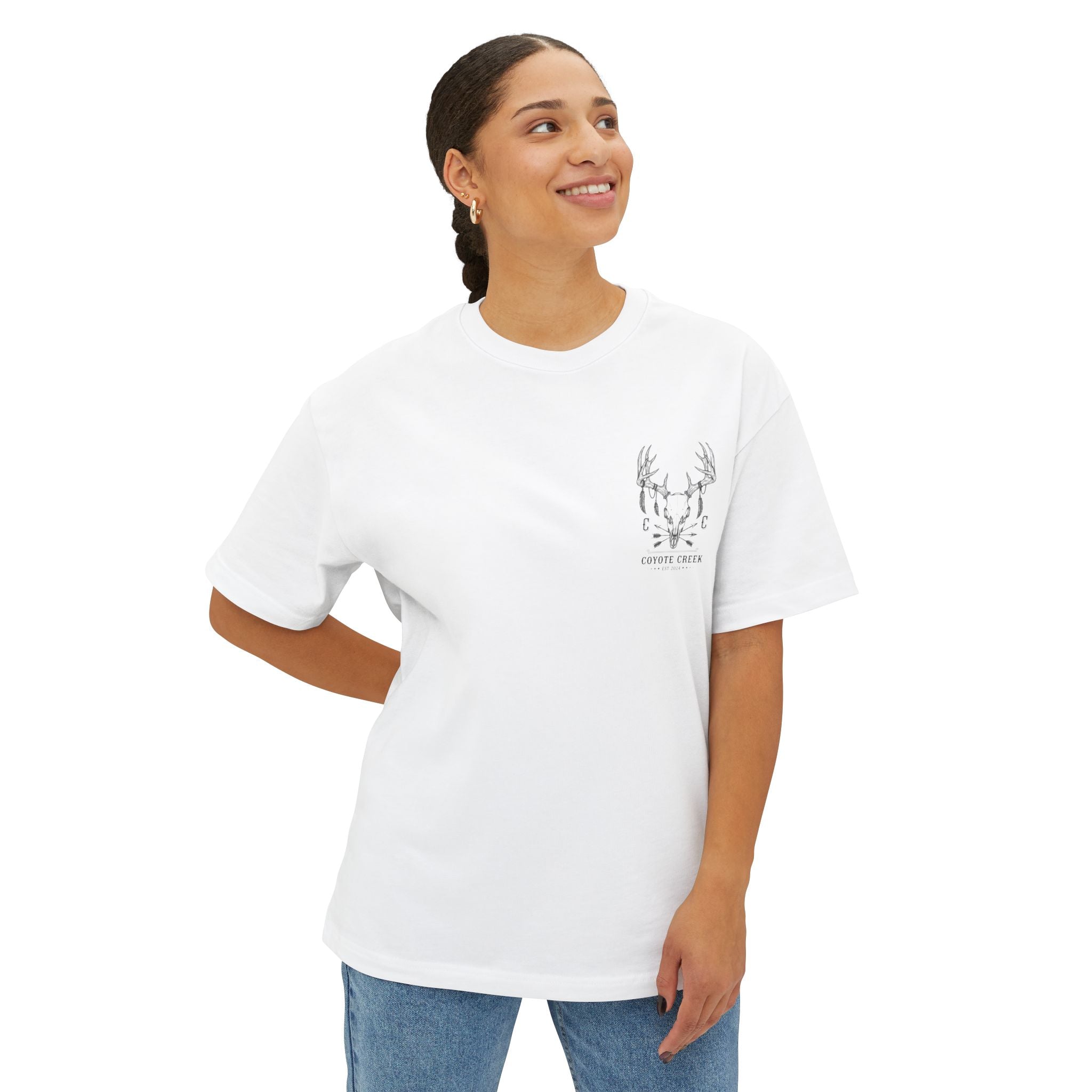 Retro Coyote Creek  Box Tee