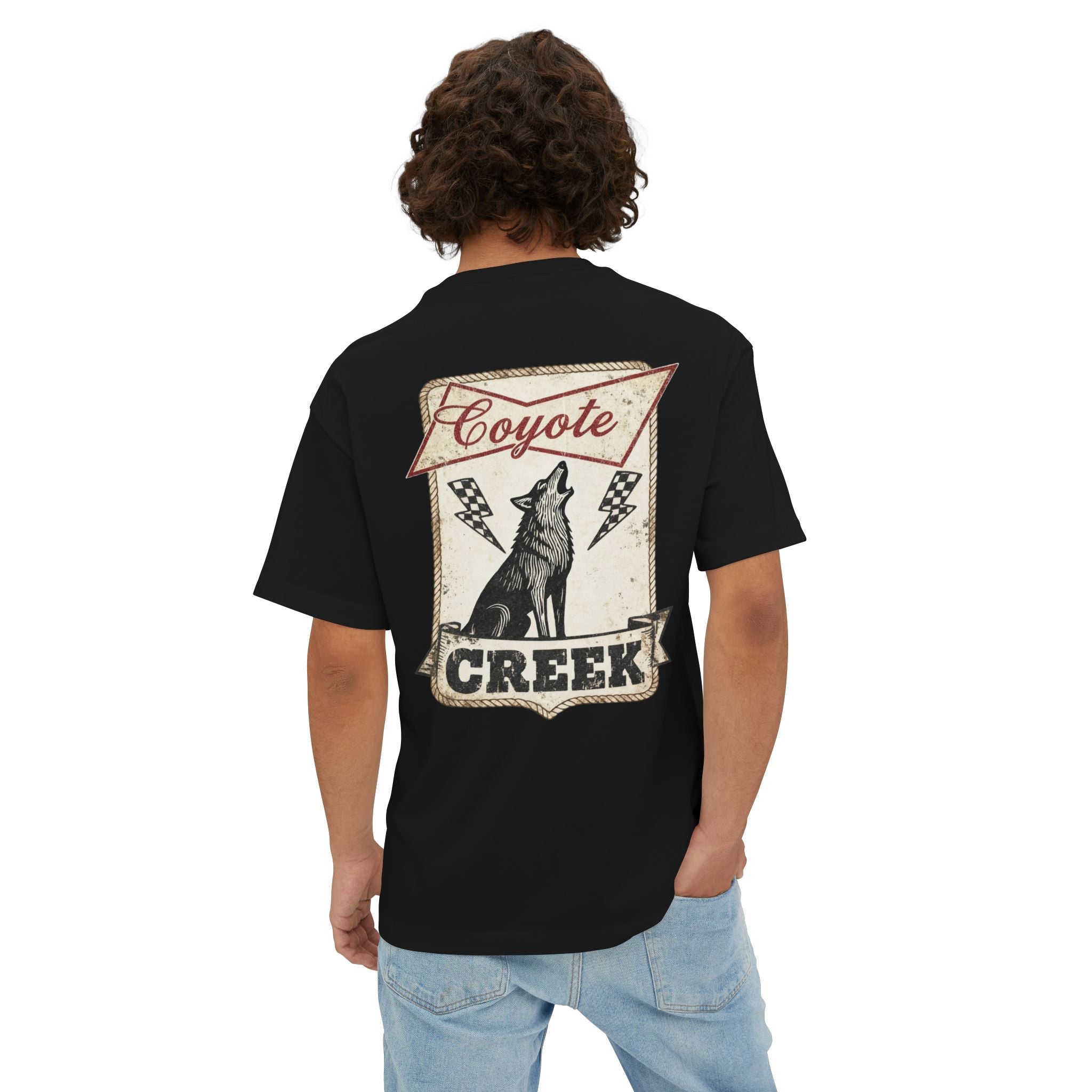 Retro Coyote Creek  Box Tee