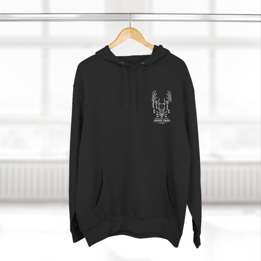 Cozy Coyote Creek Three-Panel Fleece Hoodie