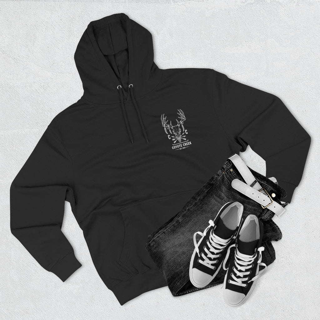 Cozy Coyote Creek Three-Panel Fleece Hoodie