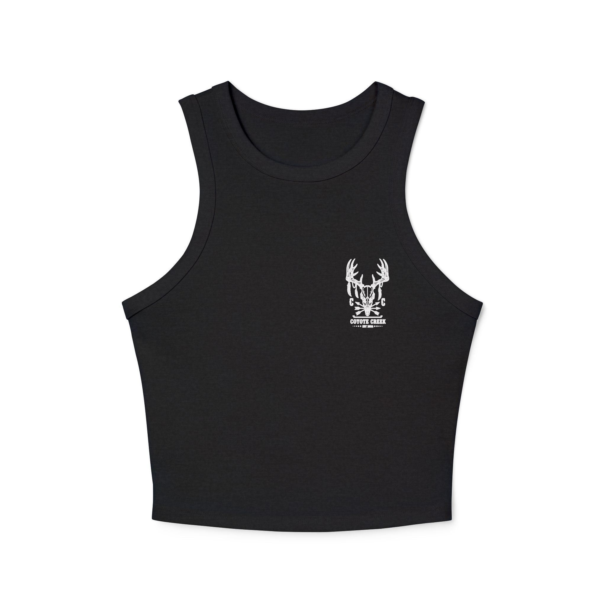 Retro Coyote Creek Women's Micro Rib Racer Tank Top