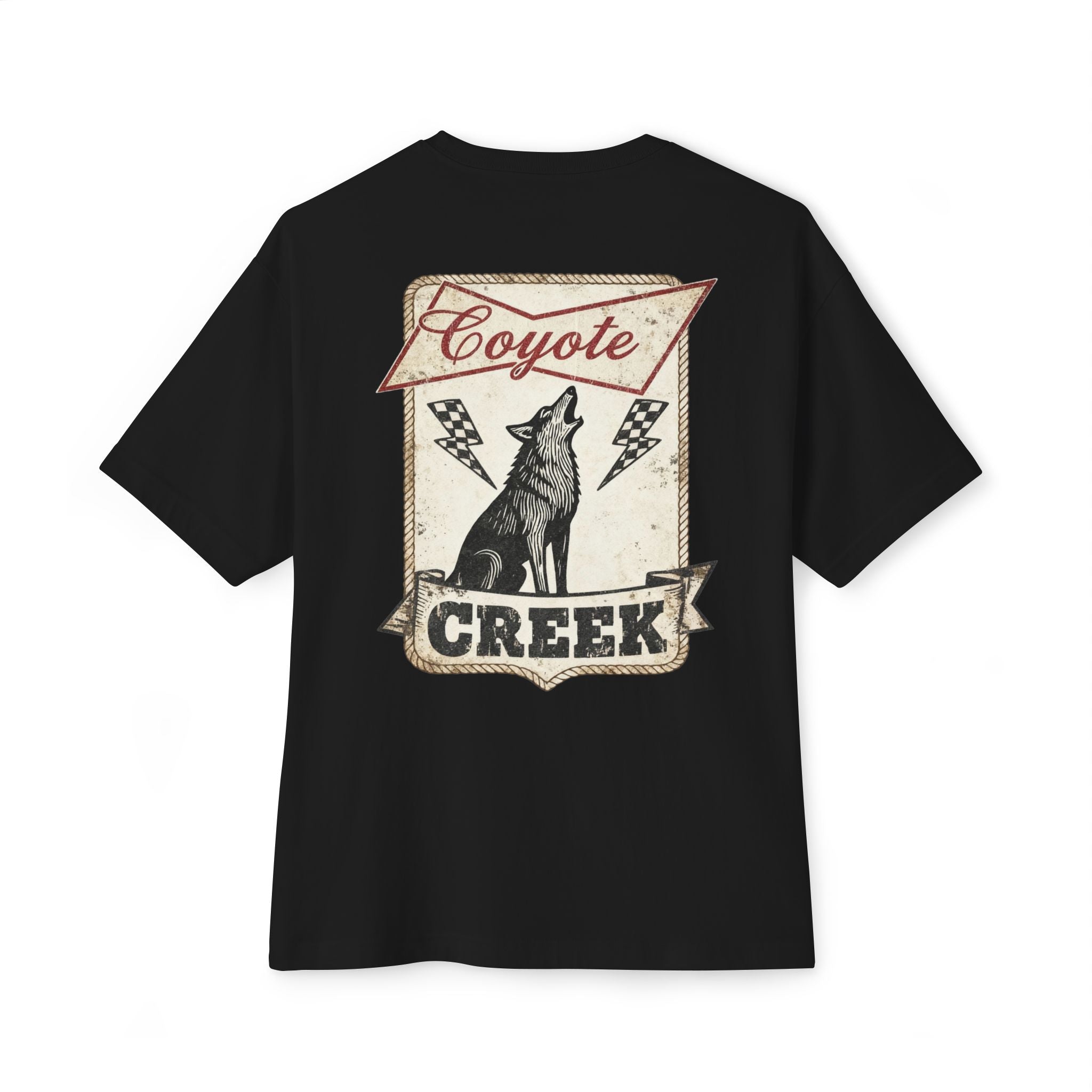 Retro Coyote Creek  Box Tee