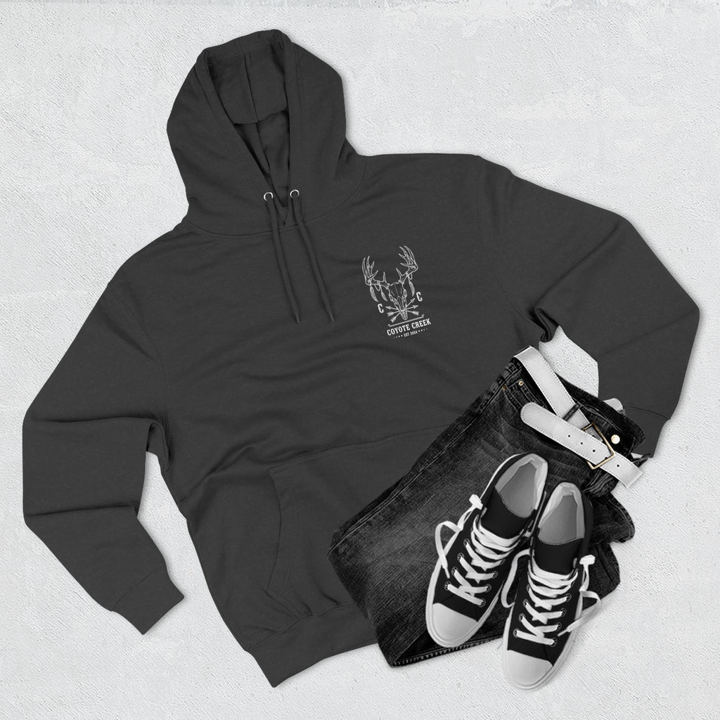 Cozy Coyote Creek Three-Panel Fleece Hoodie