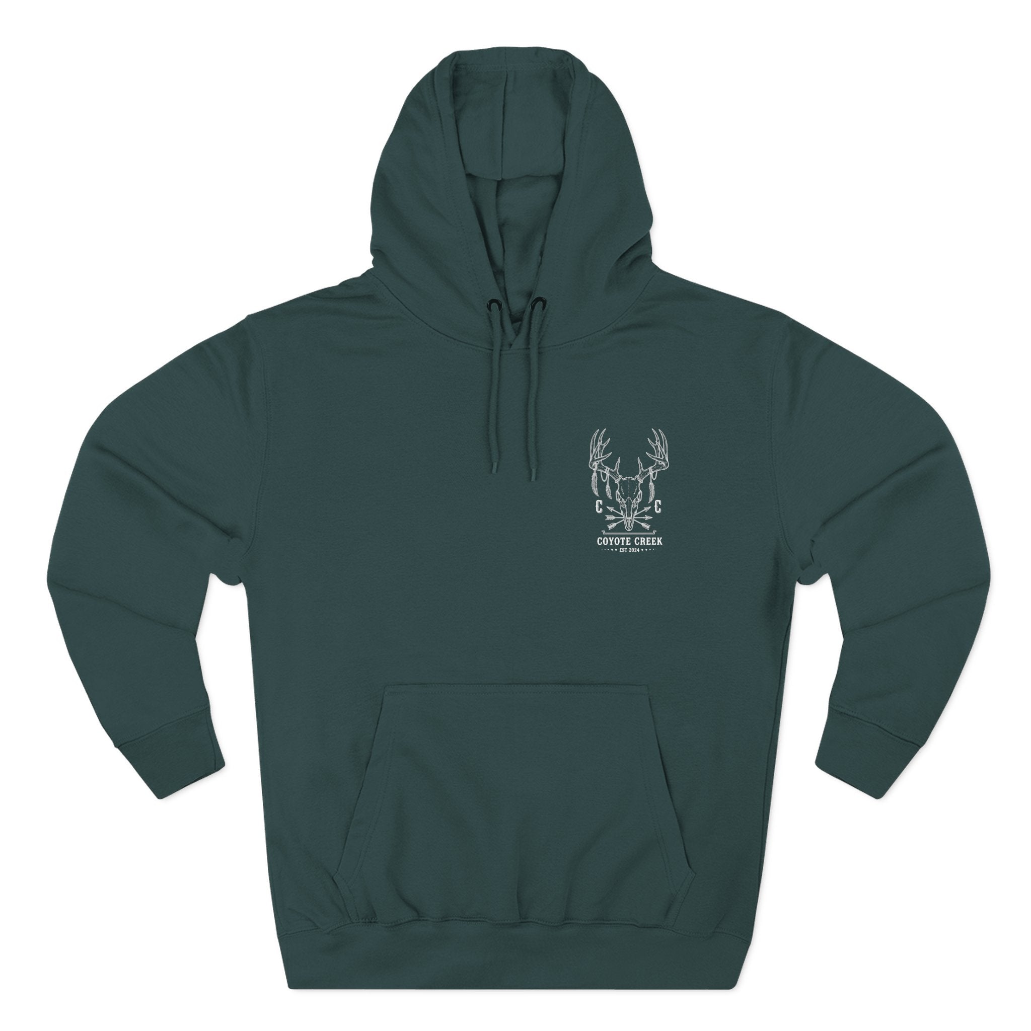 Cozy Coyote Creek Three-Panel Fleece Hoodie