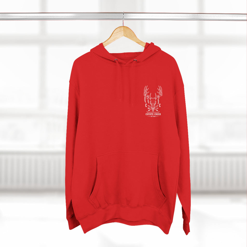 Cozy Coyote Creek Three-Panel Fleece Hoodie