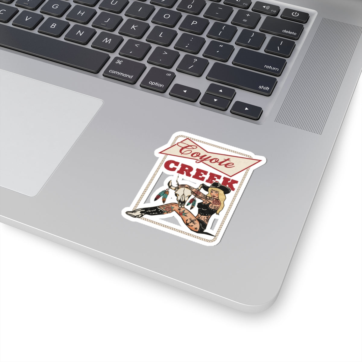 Vintage Tattoo Coyote Creek Kiss-Cut Stickers