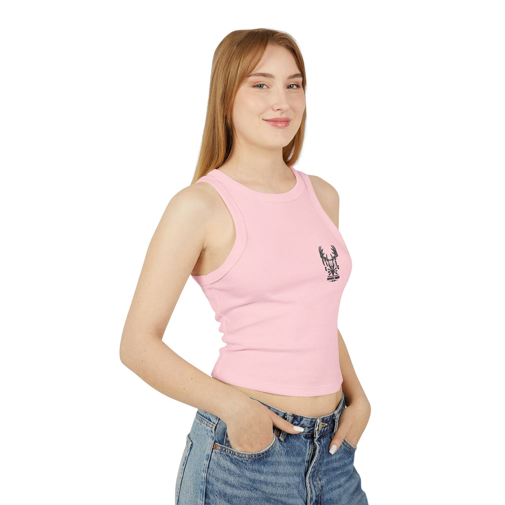 Retro Coyote Creek Women's Micro Rib Racer Tank Top