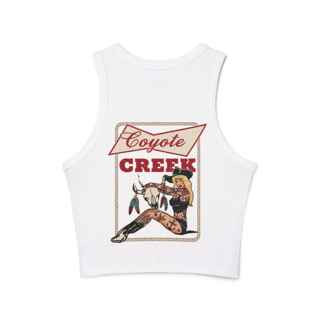 Retro Coyote Creek Women's Micro Rib Racer Tank Top