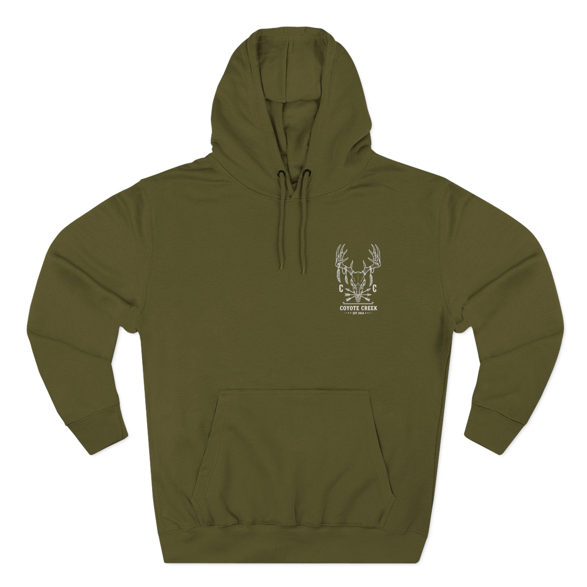 Cozy Coyote Creek Three-Panel Fleece Hoodie