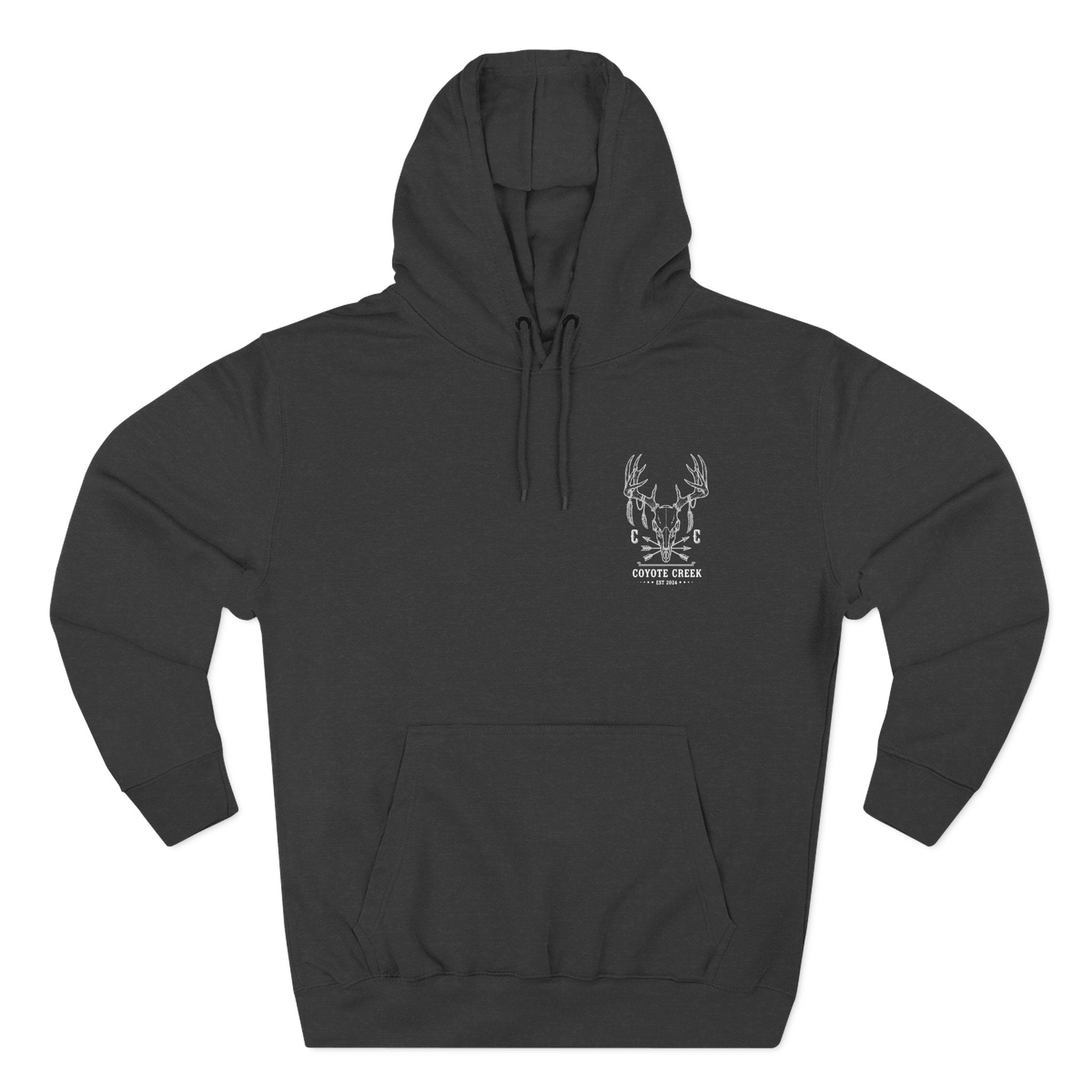 Cozy Coyote Creek Three-Panel Fleece Hoodie