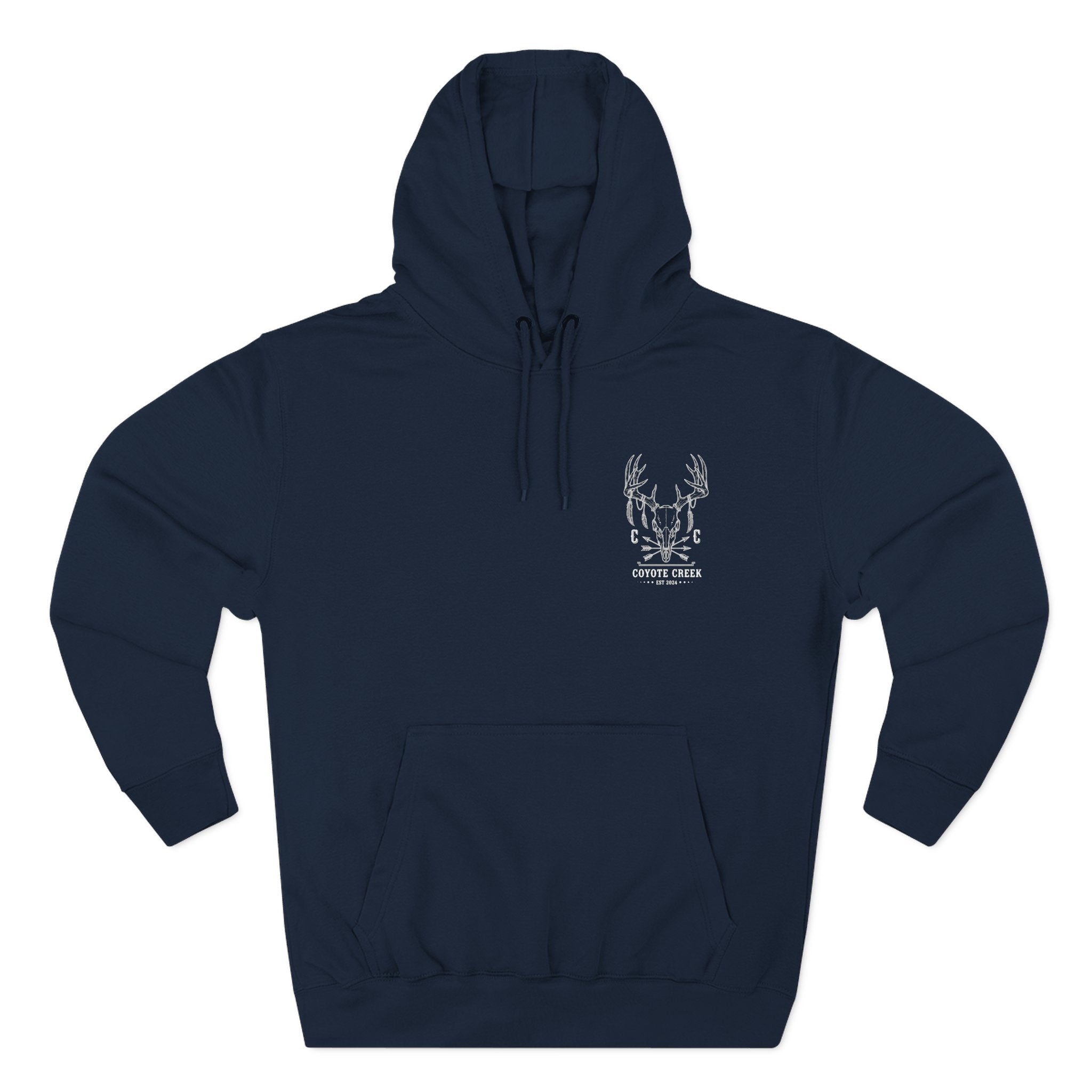 Cozy Coyote Creek Three-Panel Fleece Hoodie