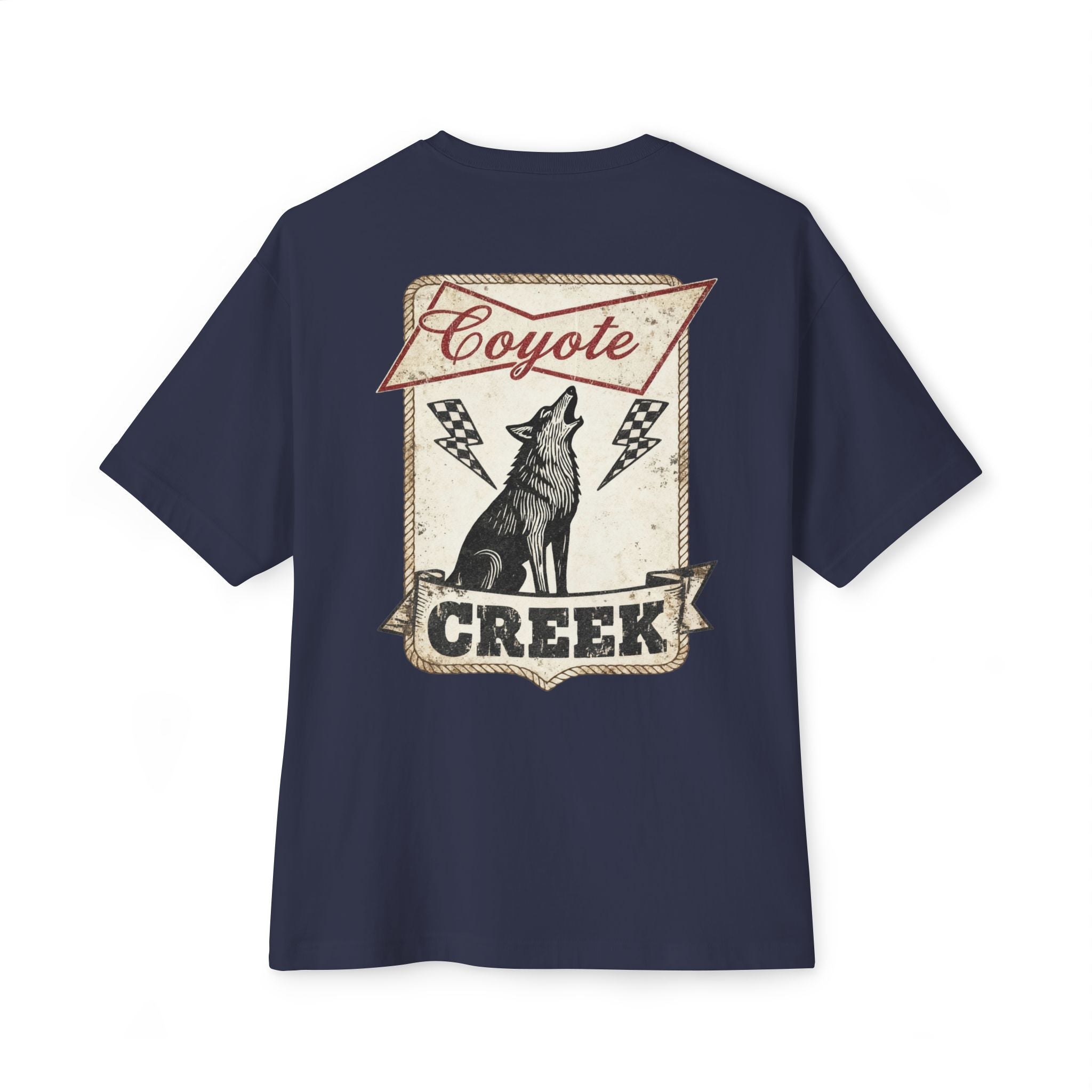 Retro Coyote Creek  Box Tee