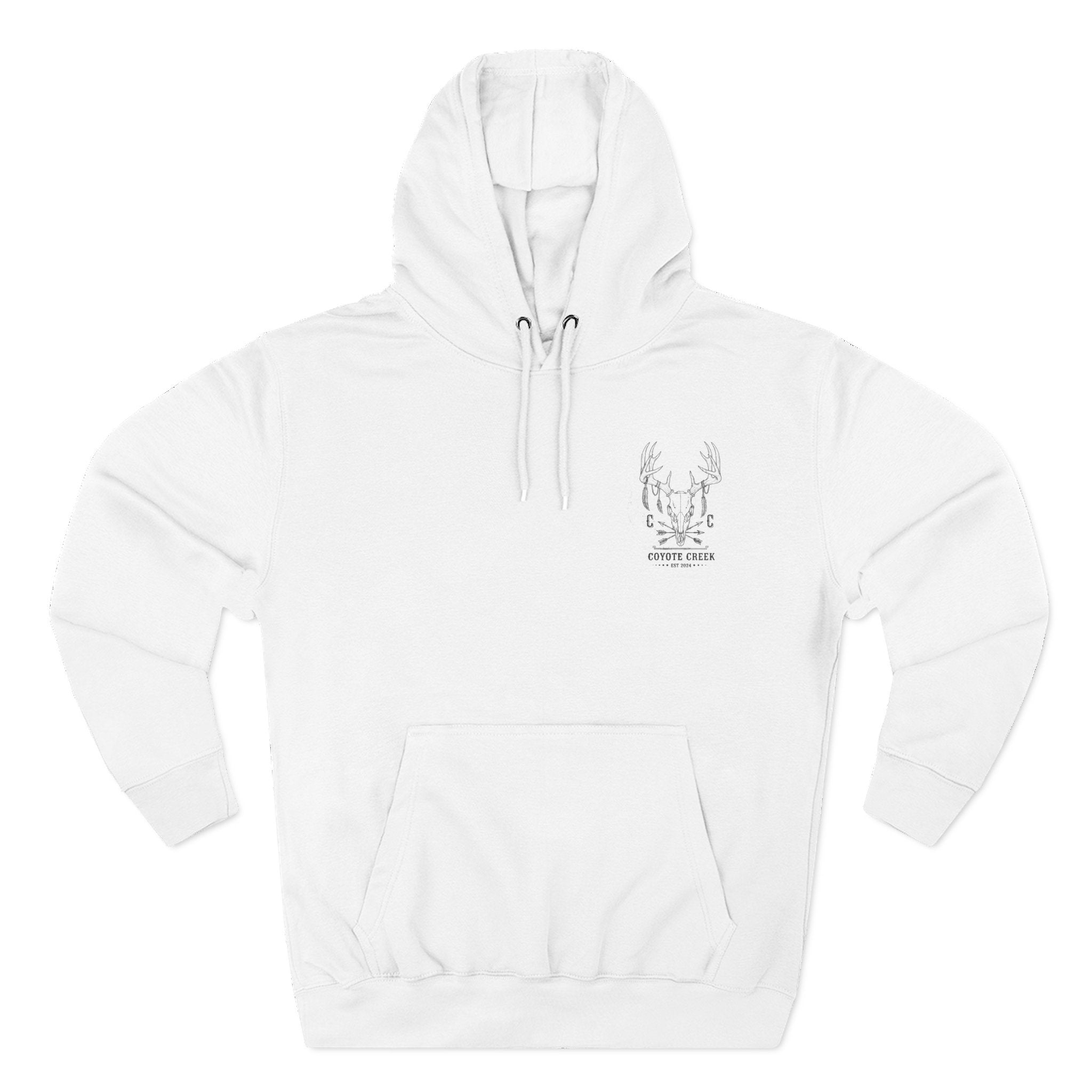 Cozy Coyote Creek Three-Panel Fleece Hoodie