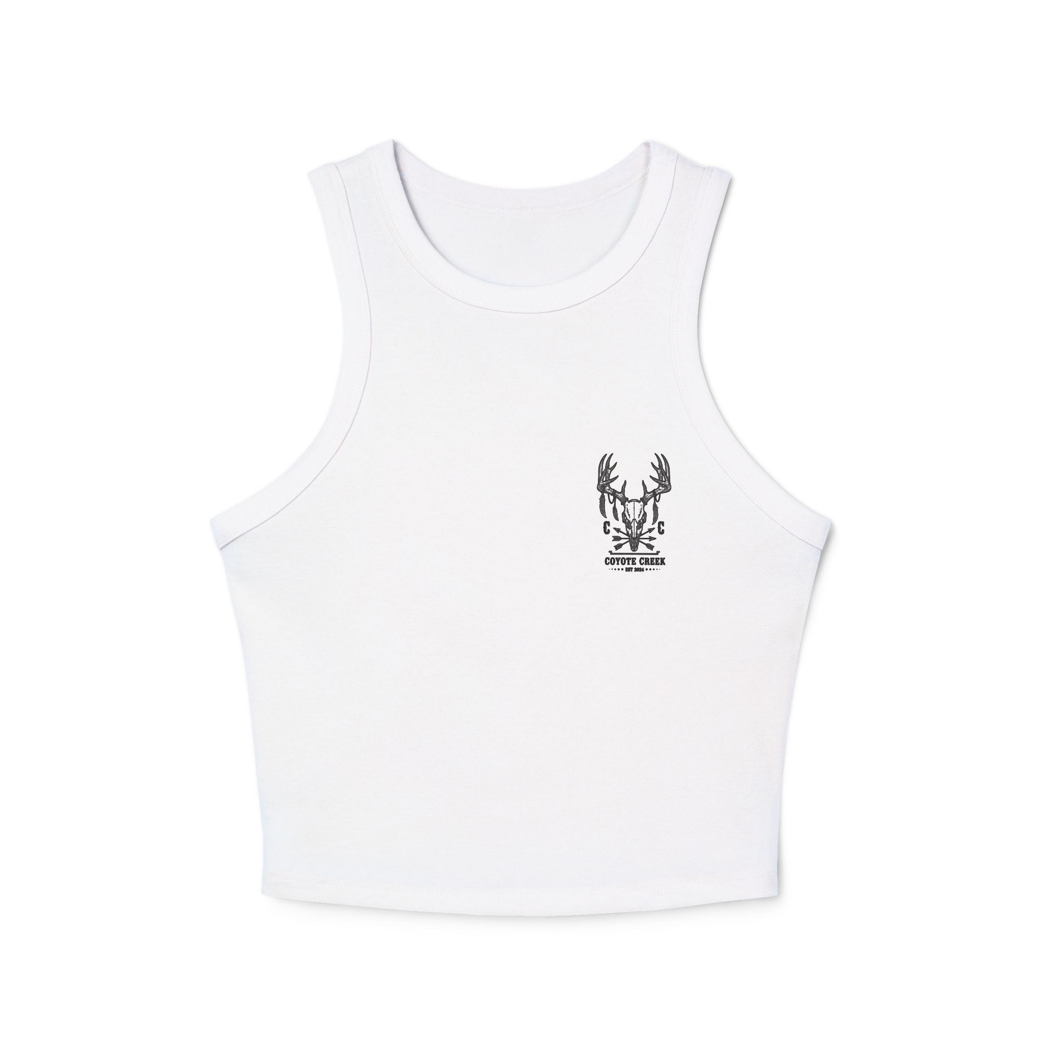 Retro Coyote Creek Women's Micro Rib Racer Tank Top