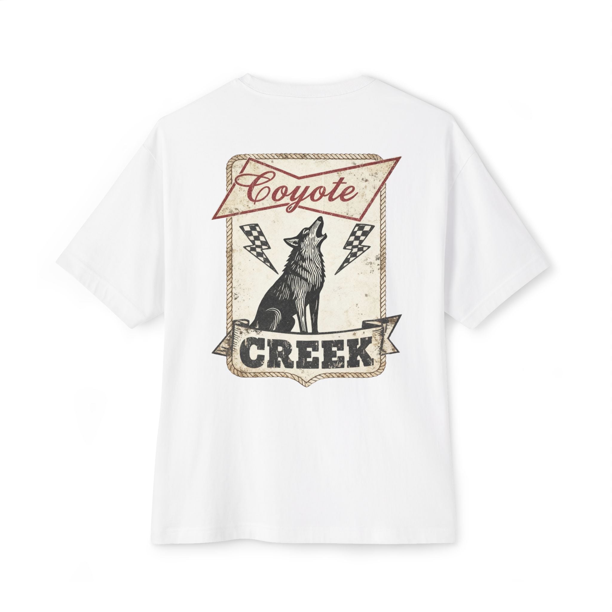 Retro Coyote Creek  Box Tee
