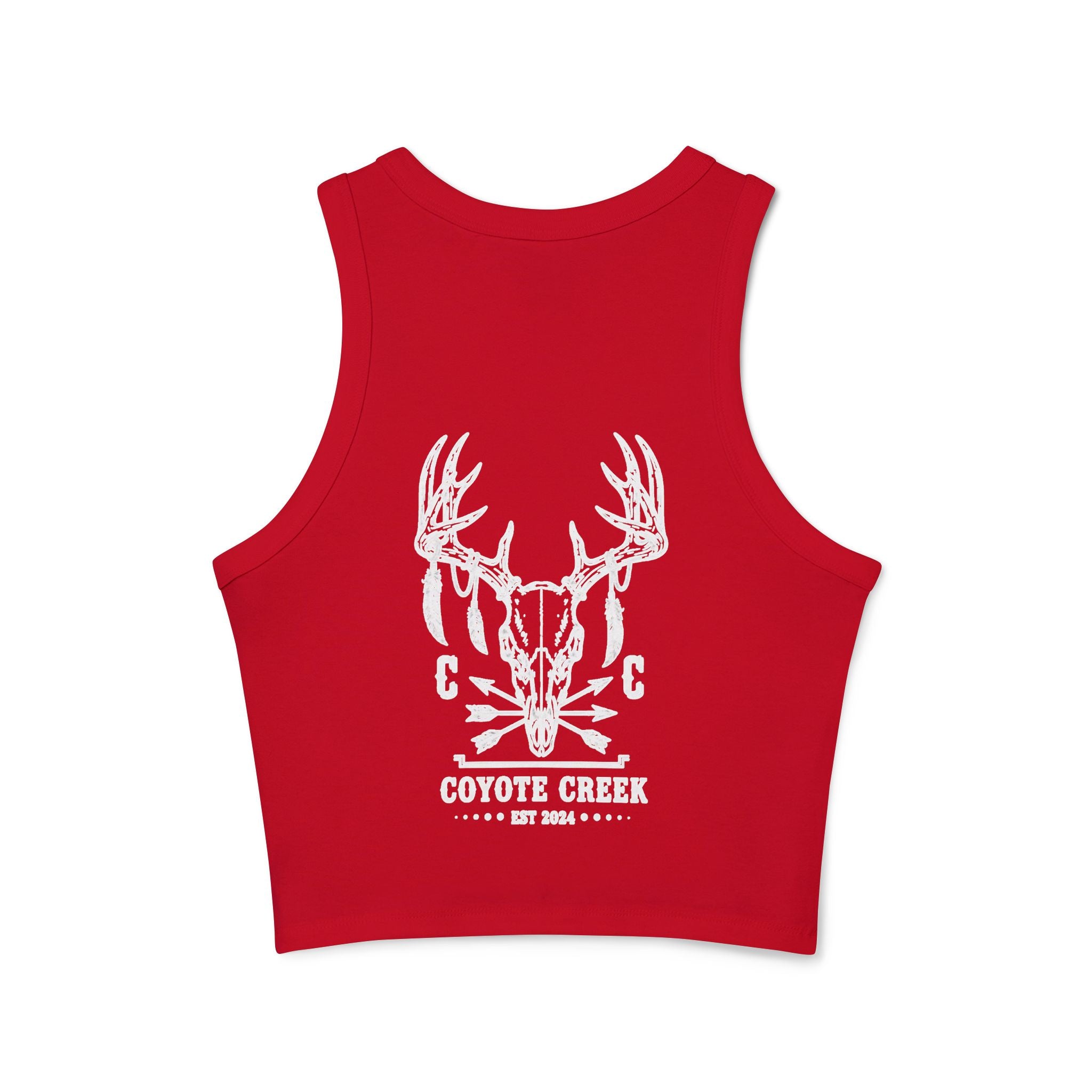 Coyote Creek Women's Micro Rib Racer Tank Top