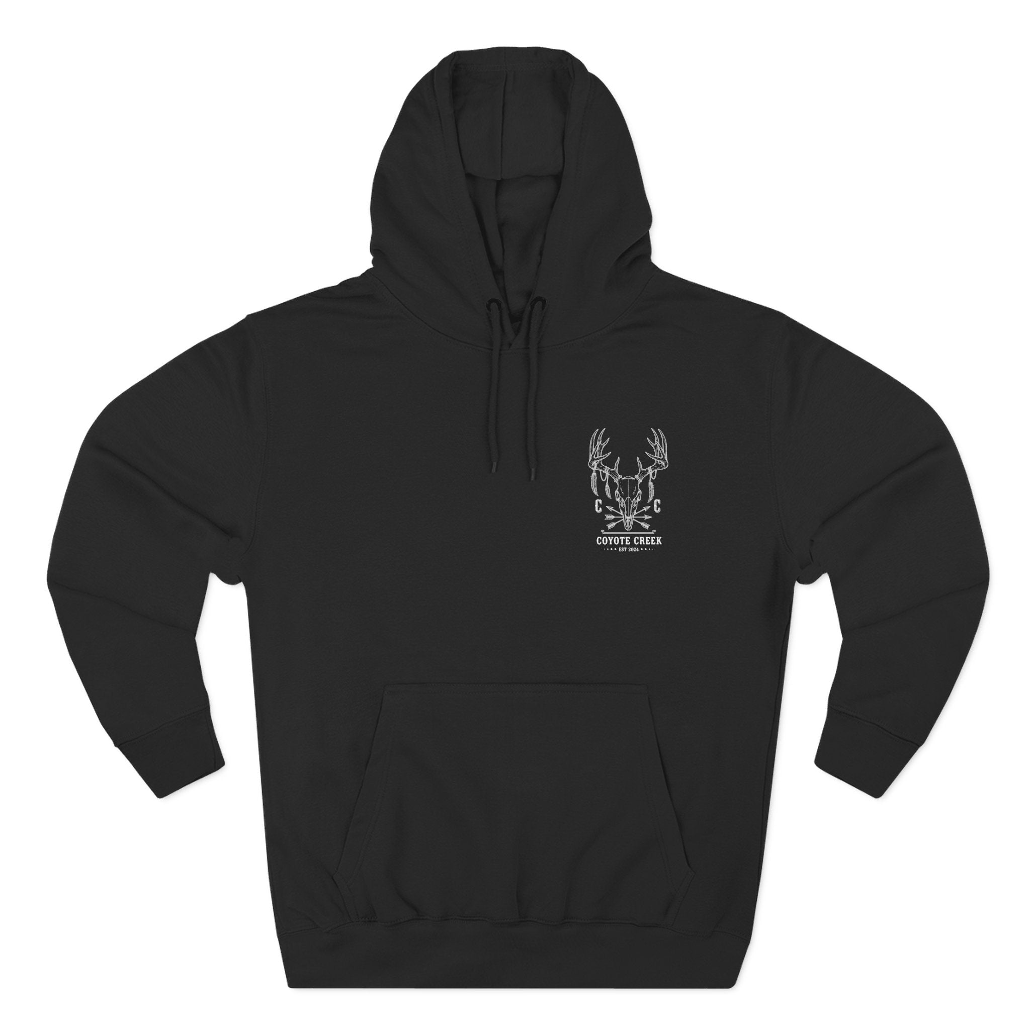 Cozy Coyote Creek Three-Panel Fleece Hoodie