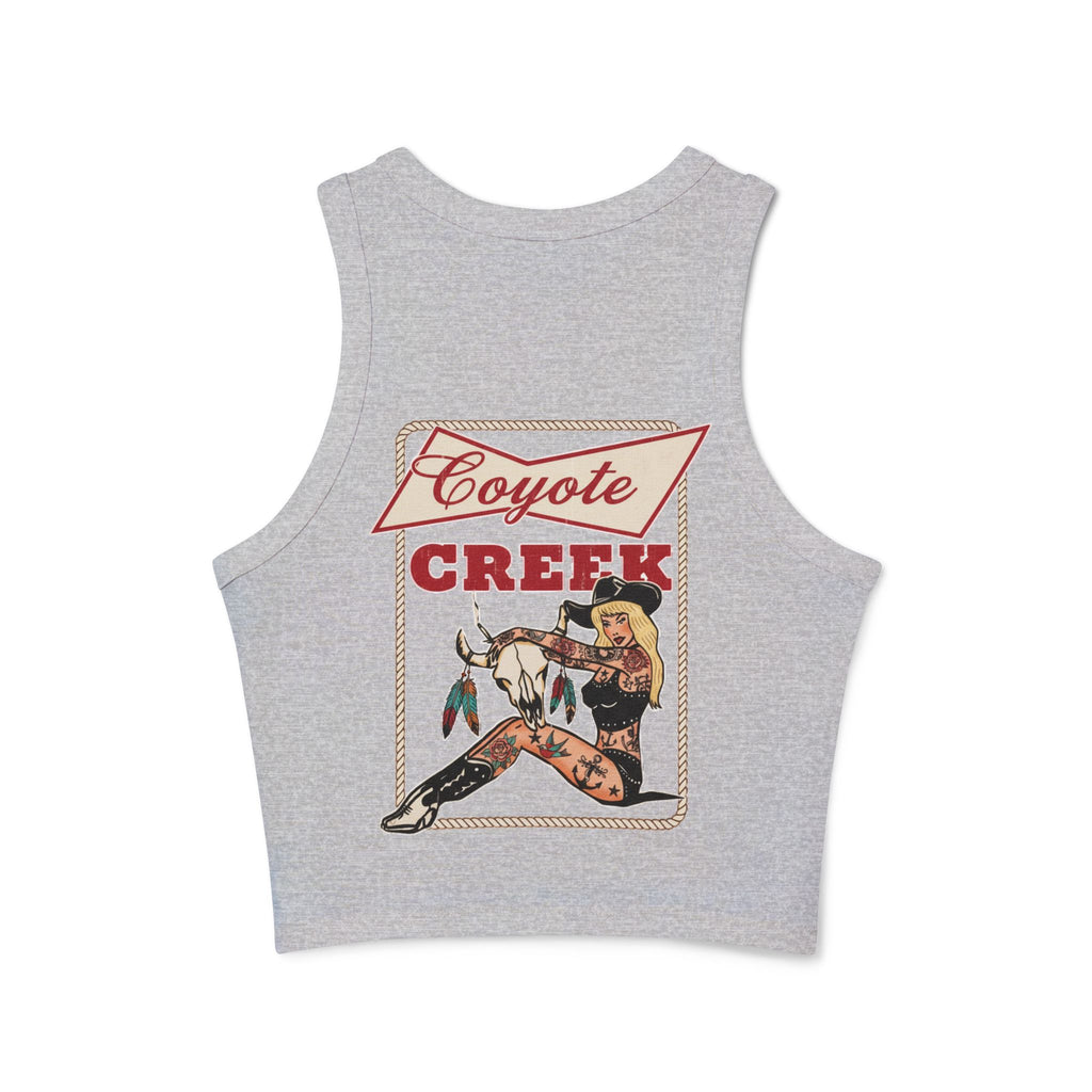 Retro Coyote Creek Women's Micro Rib Racer Tank Top