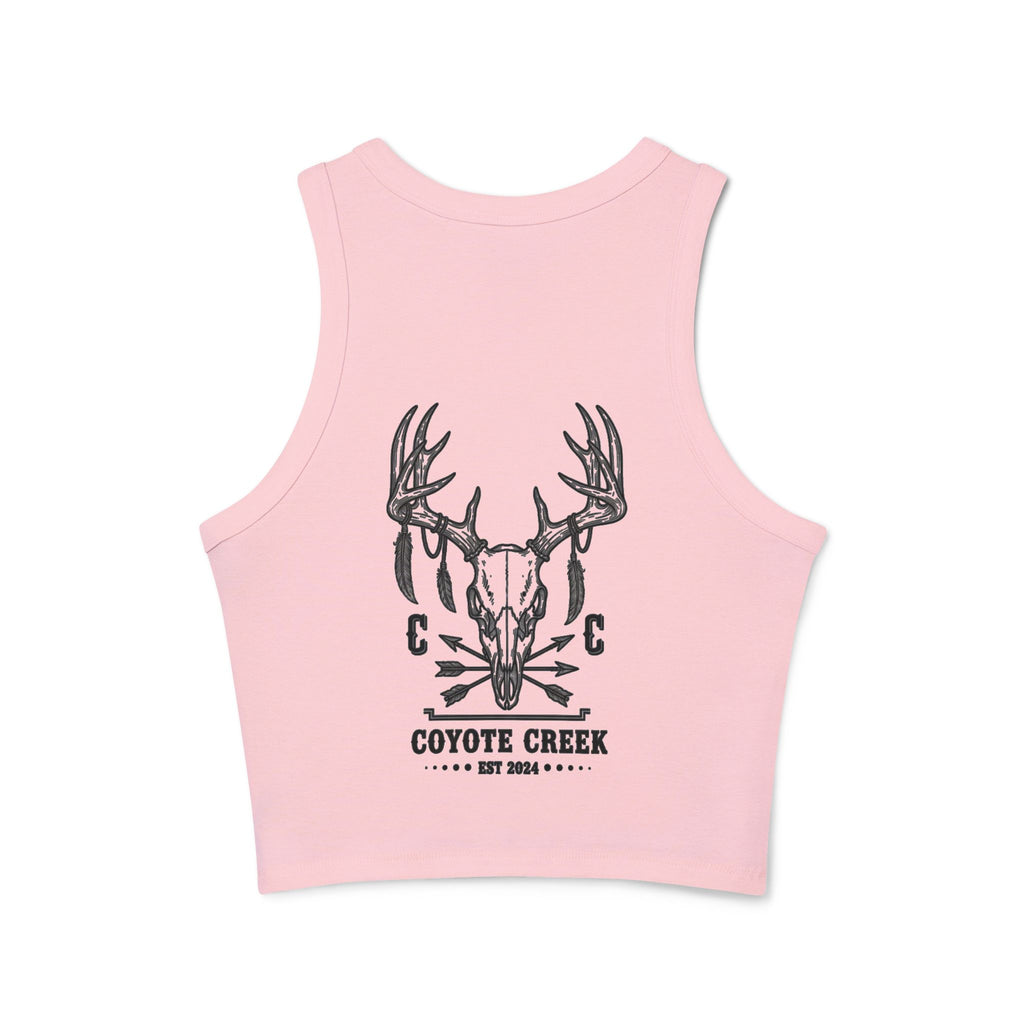 Coyote Creek Women's Micro Rib Racer Tank Top