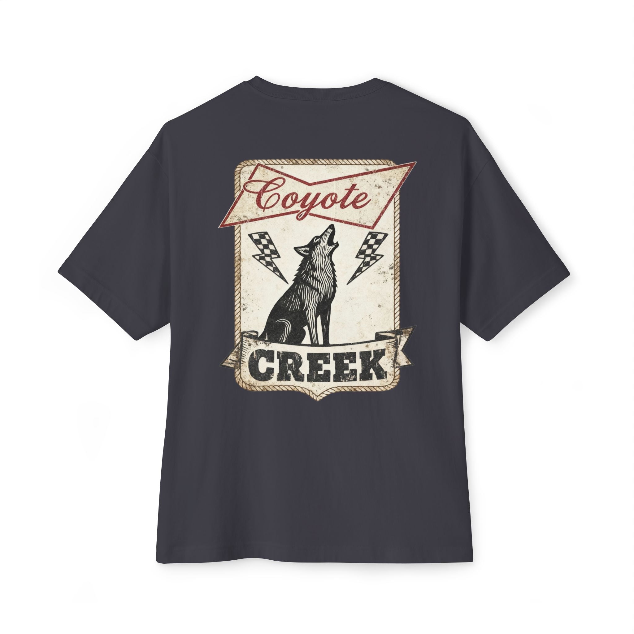 Retro Coyote Creek  Box Tee