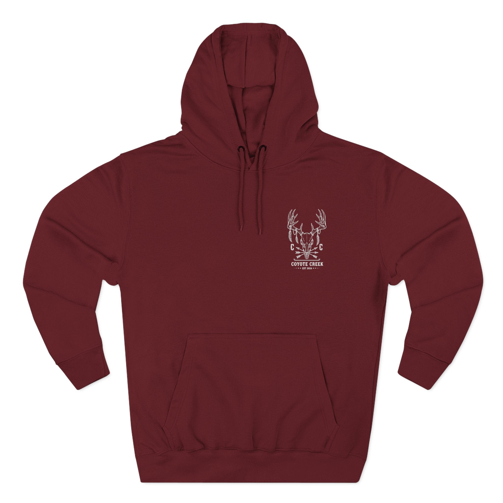 Cozy Coyote Creek Three-Panel Fleece Hoodie