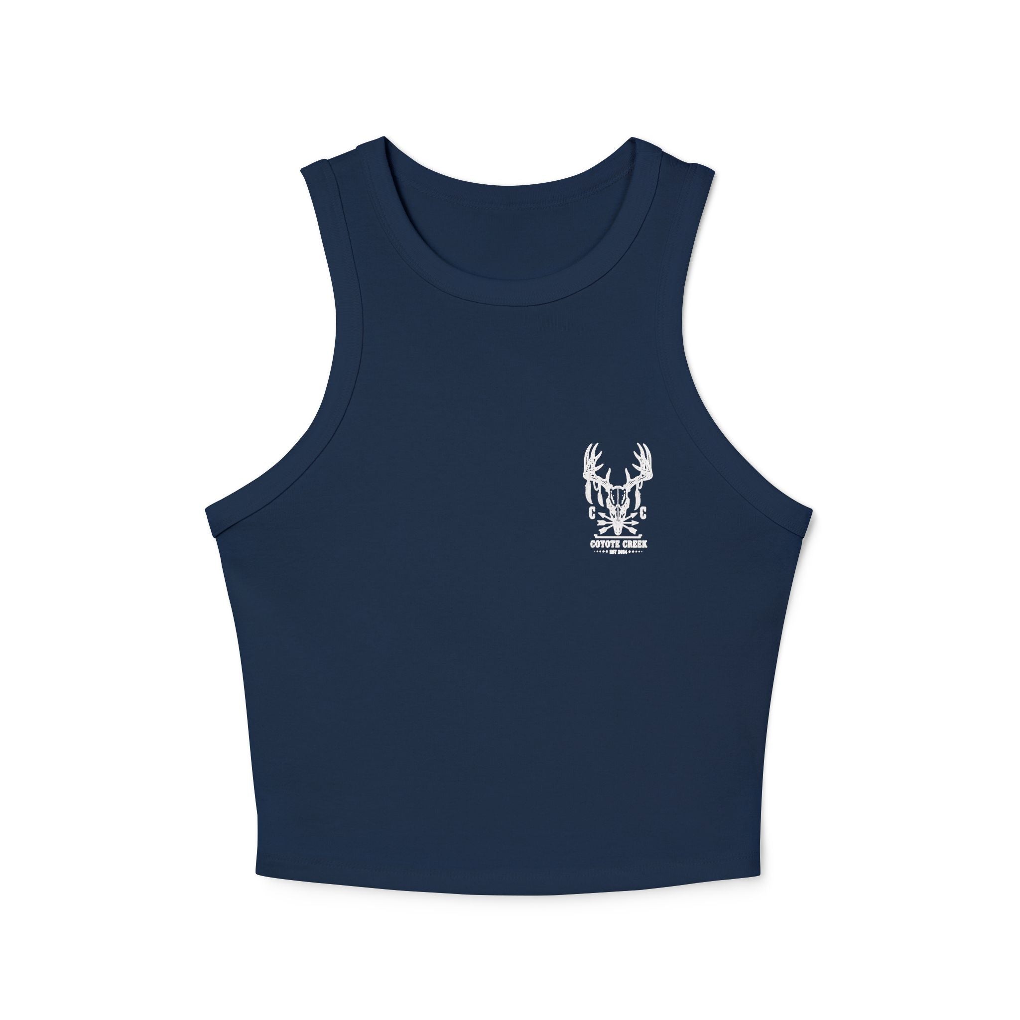 Retro Coyote Creek Women's Micro Rib Racer Tank Top