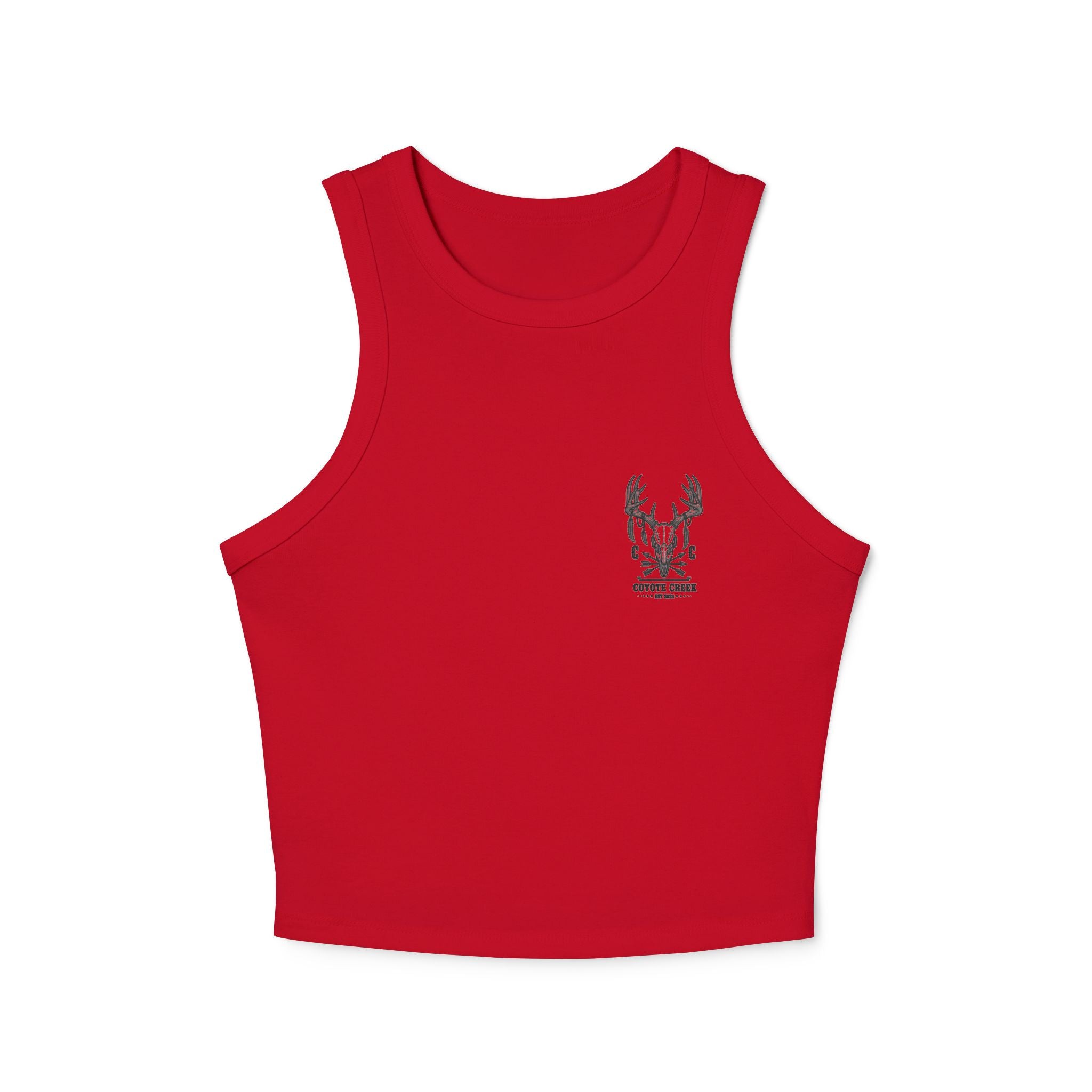 Retro Coyote Creek Women's Micro Rib Racer Tank Top