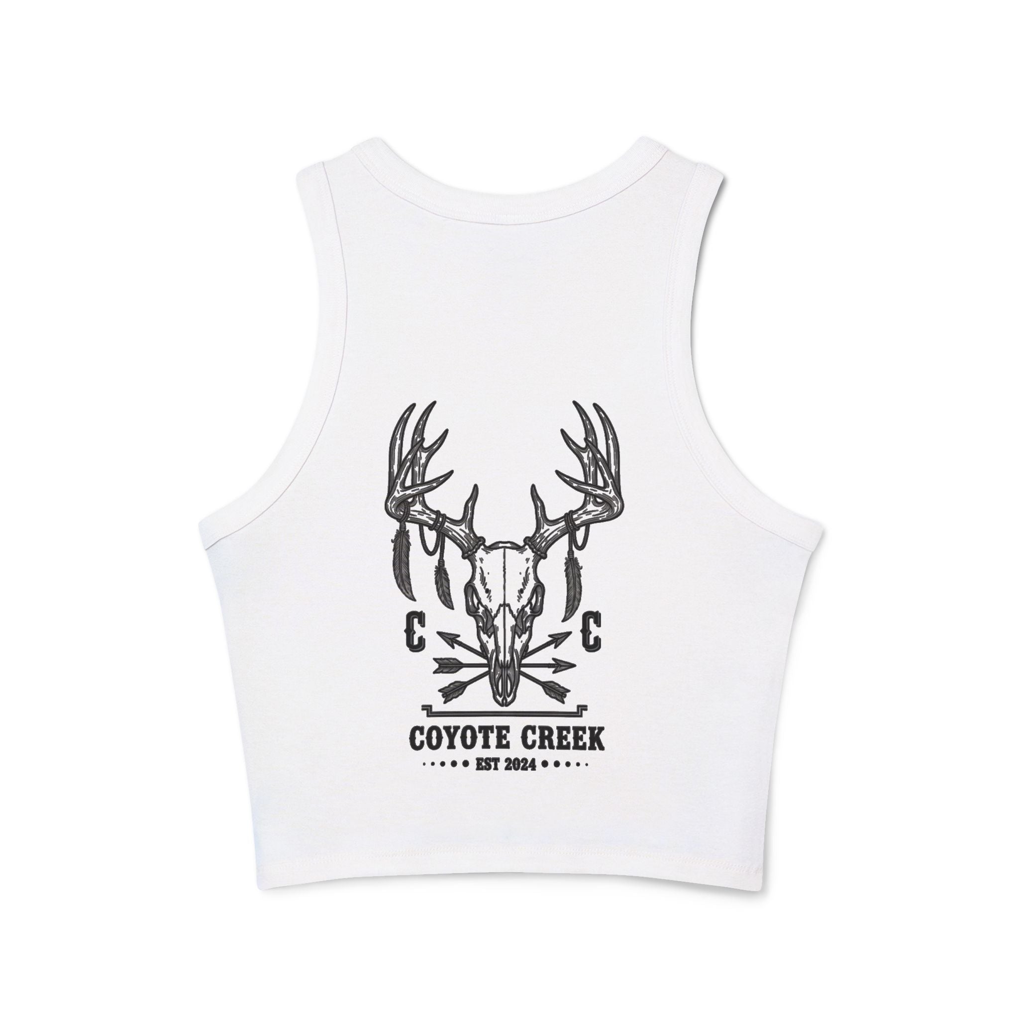 Coyote Creek Women's Micro Rib Racer Tank Top